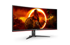 AOC G2 CU34G2XE/BK pantalla para PC 86,4 cm (34") 3440 x 1440 Pixeles Wide Quad HD LCD Negro, Rojo (4)