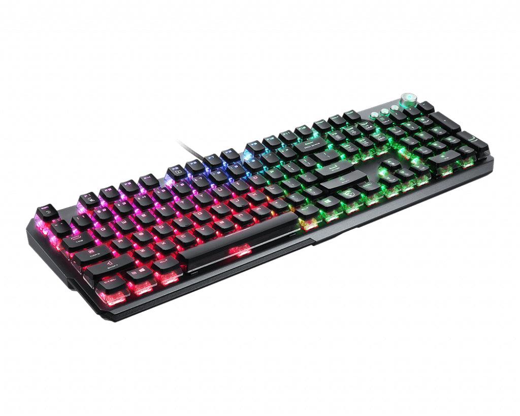 MSI Vigor GK71 SONIC RED teclado Juego USB QWERTY Alemán Negro (3)