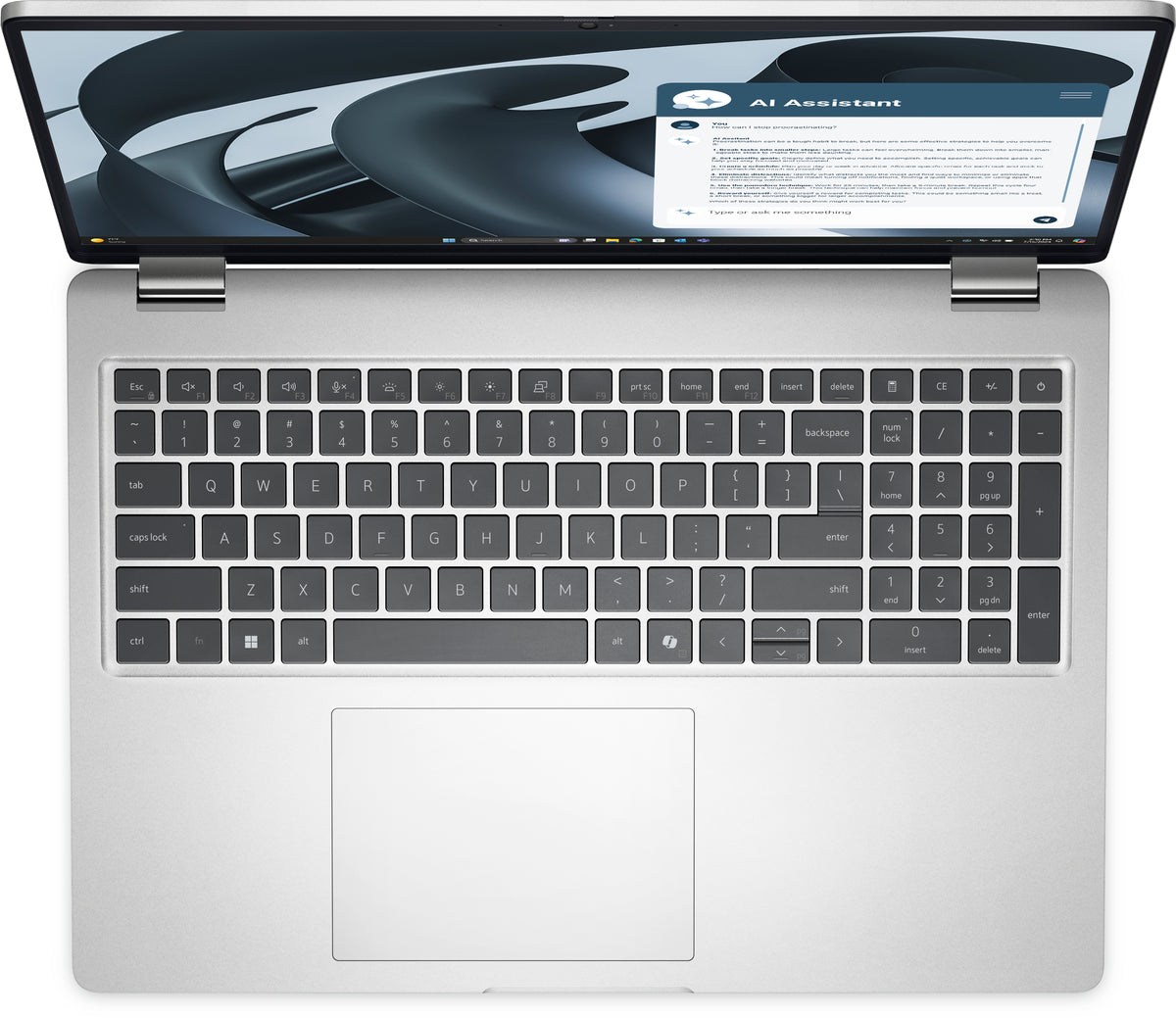 DELL Pro 16 Plus PB16255 Copilot+ PC AMD Ryzen AI 7 350 Portátil 40,6 cm (16") Full HD+ 32 GB LPDDR5x-SDRAM 512 GB SSD Wi-Fi 7 (802.11be) Windows 11 Pro Platino, Plata Alemán (4)