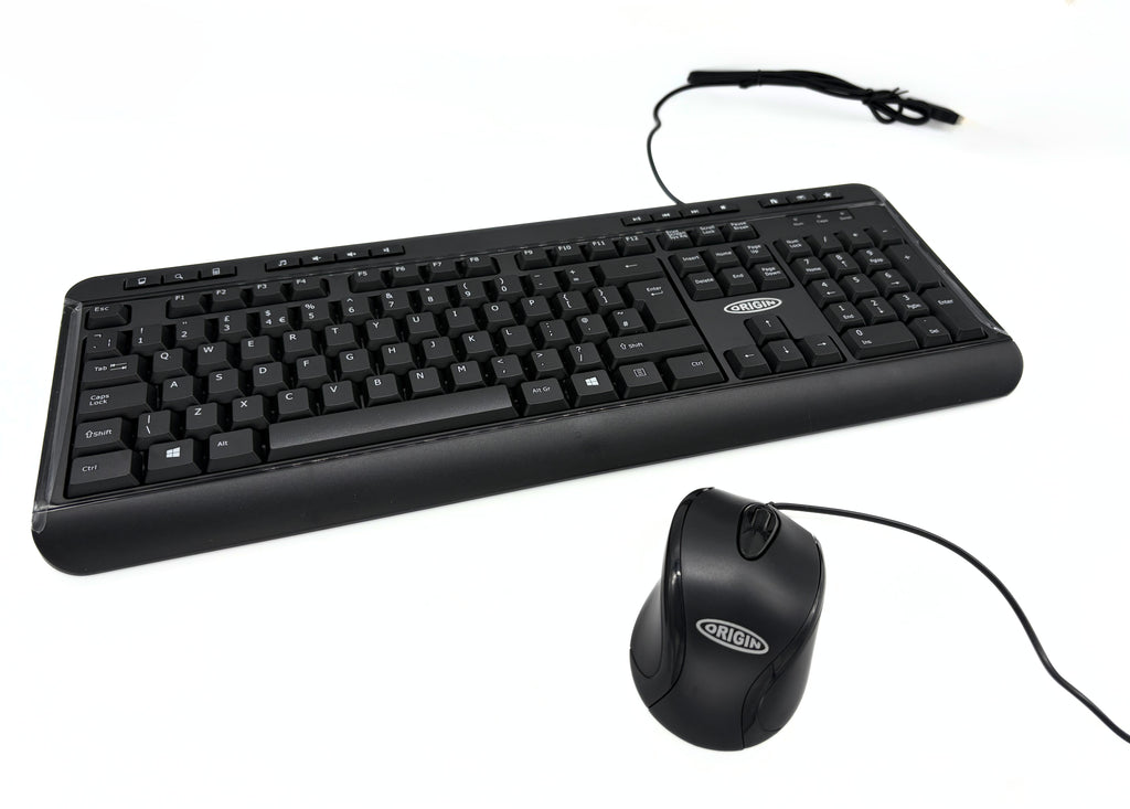 Origin Storage SR36AA#ABU-OS teclado Ratón incluido Hogar / Oficina USB QWERTY Inglés Negro