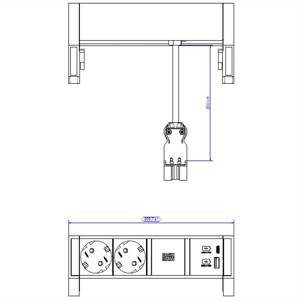 Bachmann Desk 2 Alargador de Corriente 2 Ac 902901 (2)