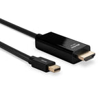 Lindy 36928 adaptador de cable de vídeo 3 m Mini DisplayPort HDMI tipo A (Estándar) Negro (4)