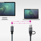 Nanocable 10.01.4112-COMB cable USB USB 3.2 Gen 2x2 USB C 20 Gbit/s (5)
