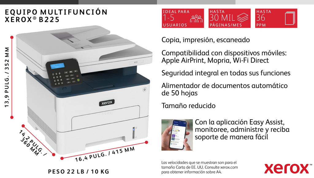 Xerox B225V_DNI impresora multifunción Laser 1200 x 1200 DPI 36 ppm Wifi (8)