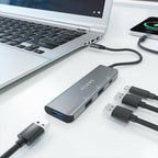 AISENS A109-0762 hub de interfaz USB 3.2 Gen 1 (3.1 Gen 1) Type-C 5000 Mbit/s (6)