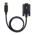 StarTech.com 1P6FFC-USB-SERIAL cable de serie Negro USB tipo A DB-9