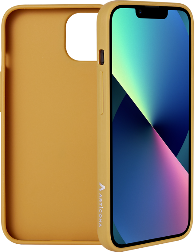Funda ARTICONA GRS iPhone 13 amarillo (2)