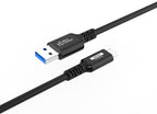Microconnect USB3.2AC025 cable USB USB 3.2 Gen 2 (3.1 Gen 2) 0,25 m USB C USB A 60 W Negro (3)