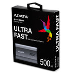 ADATA SE880 500 GB USB Tipo C 3.2 Gen 2 (3.1 Gen 2) Wifi Gris (7)