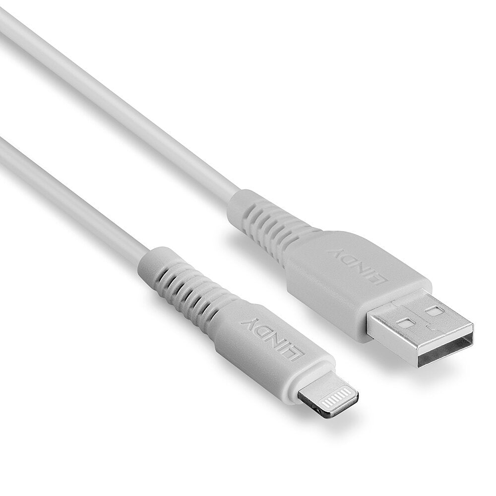 Lindy 31326 cable de conector Lightning 1 m Blanco (4)
