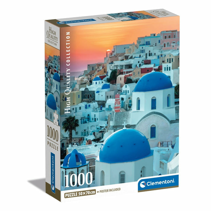 Clementoni High Quality Collection Santorini Puzzle rompecabezas 1000 pieza(s) Paisaje