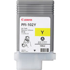 Canon PFI-102Y cartucho de tinta Original Amarillo (2)
