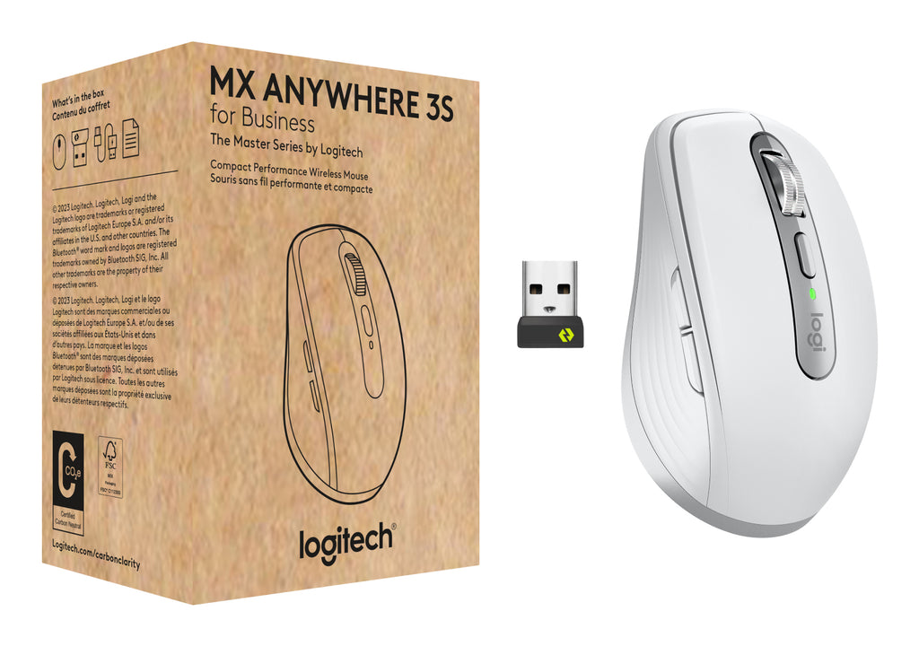 Logitech MX Anywhere 3S for Business ratón Oficina Mano derecha RF Wireless + Bluetooth Laser (2)