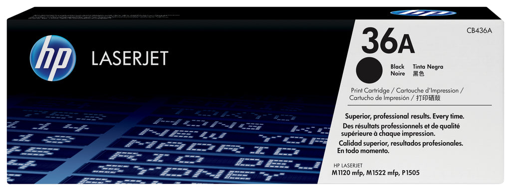 HP 36A Black Original LaserJet Toner Cartridge cartucho de tóner 1 pieza(s) (2)