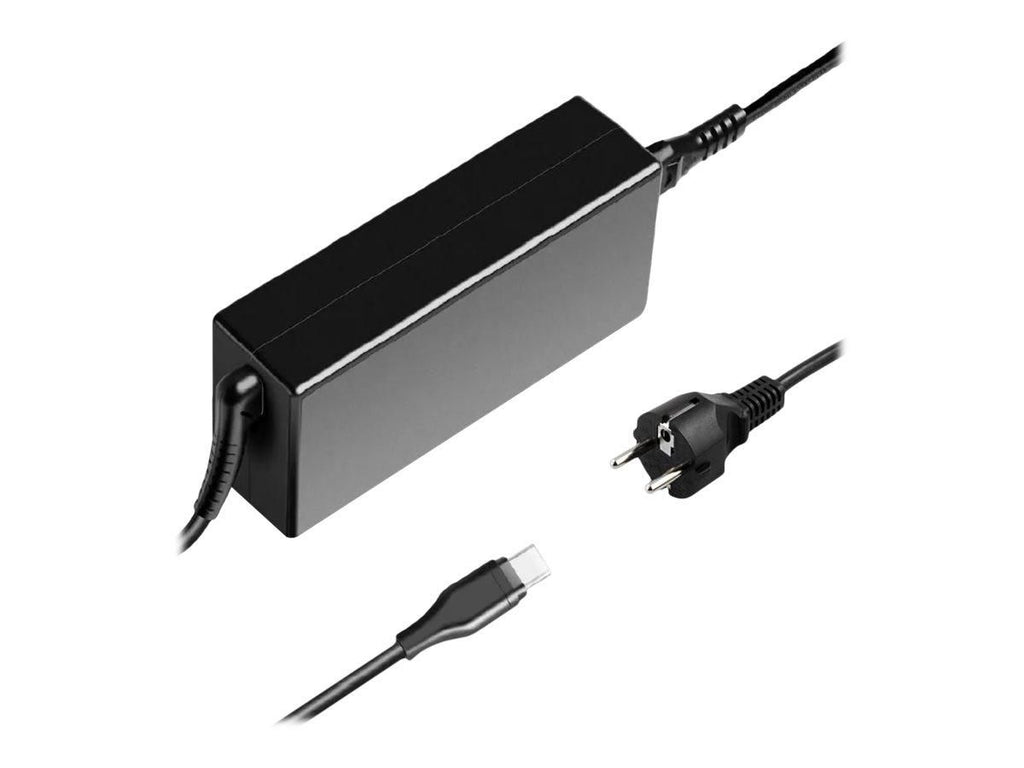 CoreParts MBXUSBC-AC0024 adaptador e inversor de corriente Interior 65 W Negro (2)