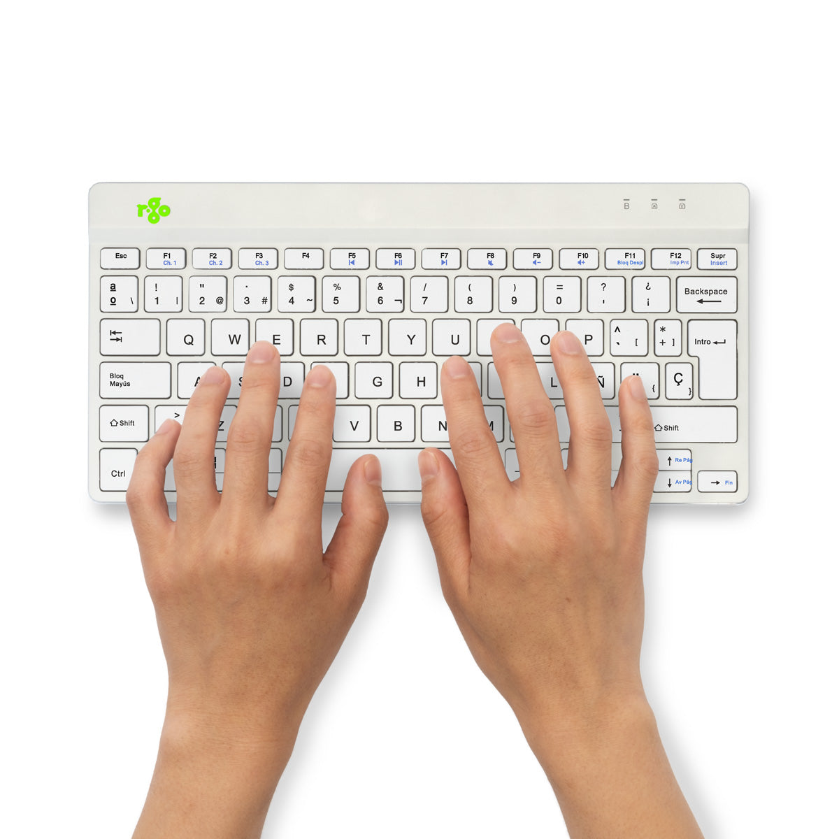 R-Go Tools RGOCOESWLWH teclado Universal Español (6)