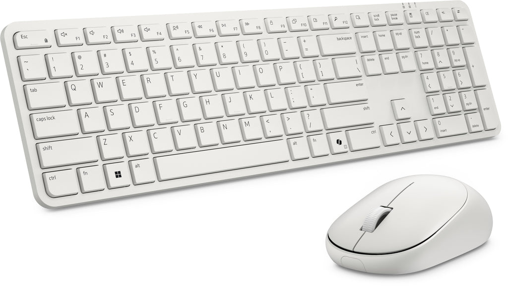 DELL Pro 5 KM526 teclado Ratón incluido Hogar / Oficina RF inalámbrico QWERTY Internacional de EE.UU. Blanco (3)