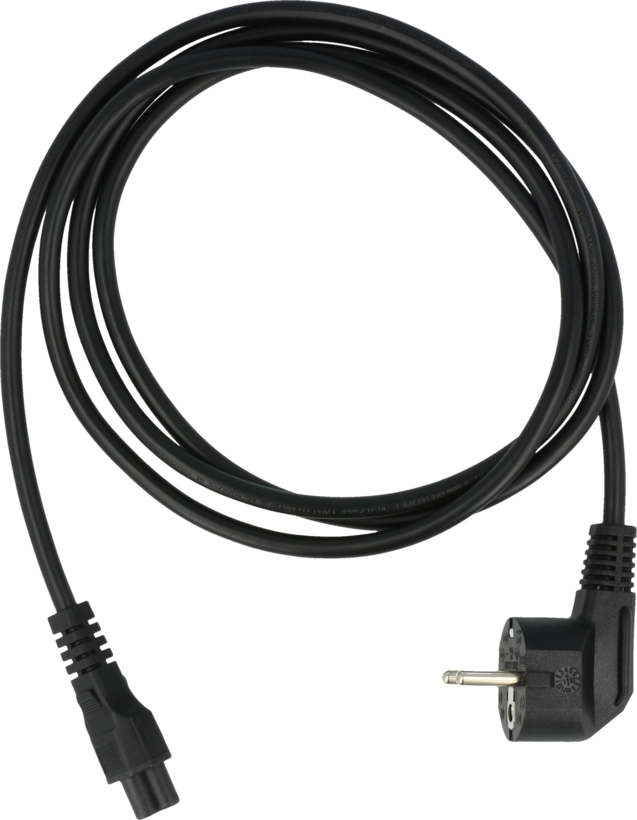 Cable alim. conector m. - C5 3m negro (2)