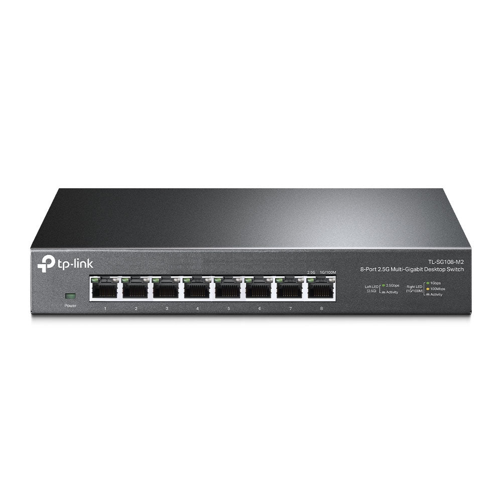 TP-Link TL-SG108-M2 switch No administrado 2.5G Ethernet (100/1000/2500) Negro (3)