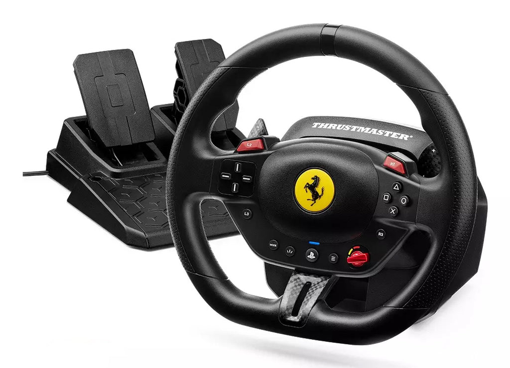 Thrustmaster T98-P Ferrari 296 GTB Negro USB Volante + Pedales Analógico/Digital PC, PlayStation 4, PlayStation 5
