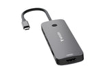 Verbatim CMH-08 USB Tipo C 5000 Mbit/s Plata (5)