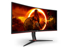 AOC G2 CU34G2XP pantalla para PC 86,4 cm (34") 3440 x 1440 Pixeles UltraWide Quad HD LED Negro, Rojo (6)