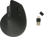 Ratón ARTICONA ergo BT + USB A/C negro