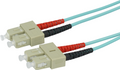 Cable patch dúplex FO SC-SC 1 m 50/125 µ