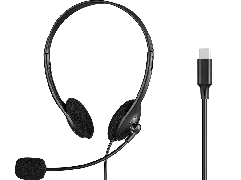 Sandberg 825-31 auricular y casco Auriculares Alámbrico Diadema Educación USB Tipo C Negro (2)