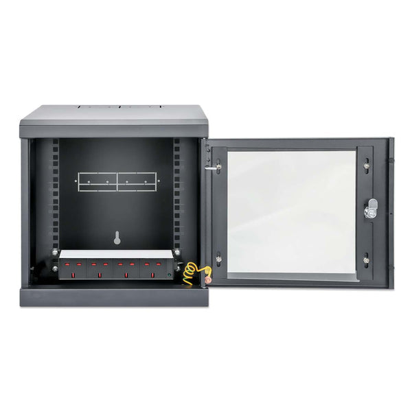 Intellinet 715621 unidad de distribución de energía (PDU) 4 salidas AC 1U Negro, Blanco (6)