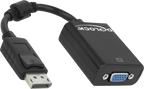 DeLOCK 61848 cable adaptador de vídeo 0.125m VGA DisplayPort Negro