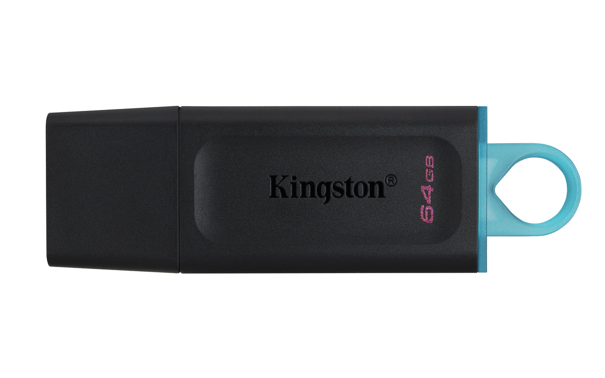 Kingston Technology DataTraveler Exodia unidad flash USB 64 GB USB tipo A 3.2 Gen 1 (3.1 Gen 1) Negro, Turquesa