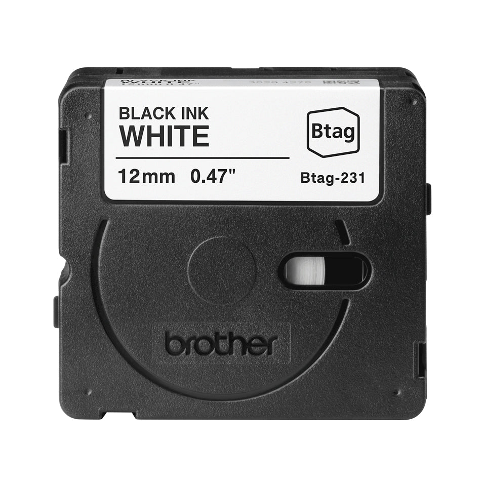 Brother BTAG-231 cinta para impresora de etiquetas Negro sobre blanco (3)