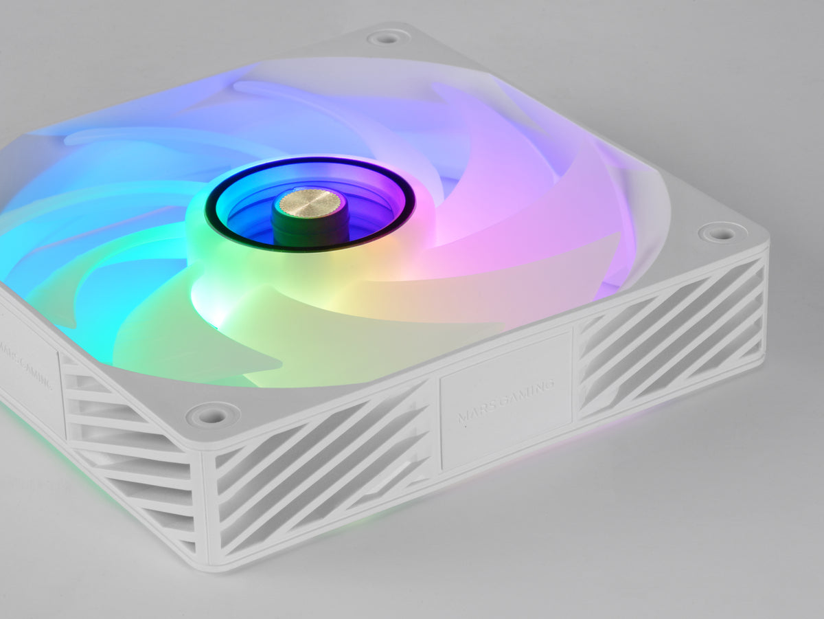 Mars Gaming MFSI4KITW sistema de refrigeración para ordenador Carcasa del ordenador Ventilador 12 cm Blanco (7)
