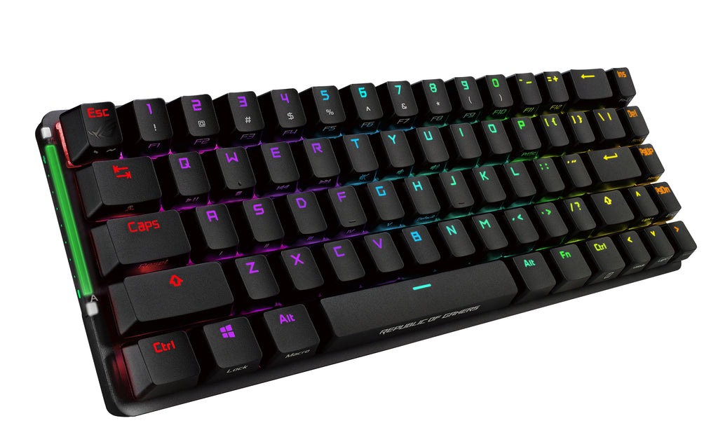ASUS ROG Falchion teclado Juego RF inalámbrica + USB AZERTY Francés Negro (2)
