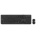 NGS Cocoa Kit, QWERTY, ES teclado Ratón incluido Universal USB Negro (3)