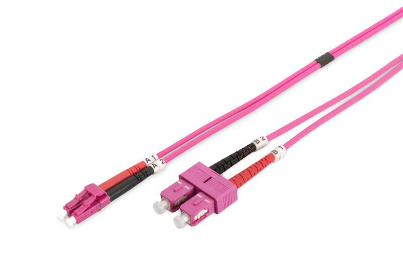 Lanview LVO231814 Cable de fibra óptica e InfiniBand 2 m LC SC Púrpura (2)