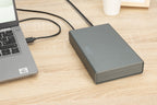 Boîtier USB 3.0 pour SSD/HDD SATA III 3,5" max. 16 To avec alimentation, en aluminium (3)