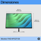 HP E27 G5 FHD Monitor pantalla para PC 68,6 cm (27") 1920 x 1080 Pixeles Full HD LCD Negro (7)