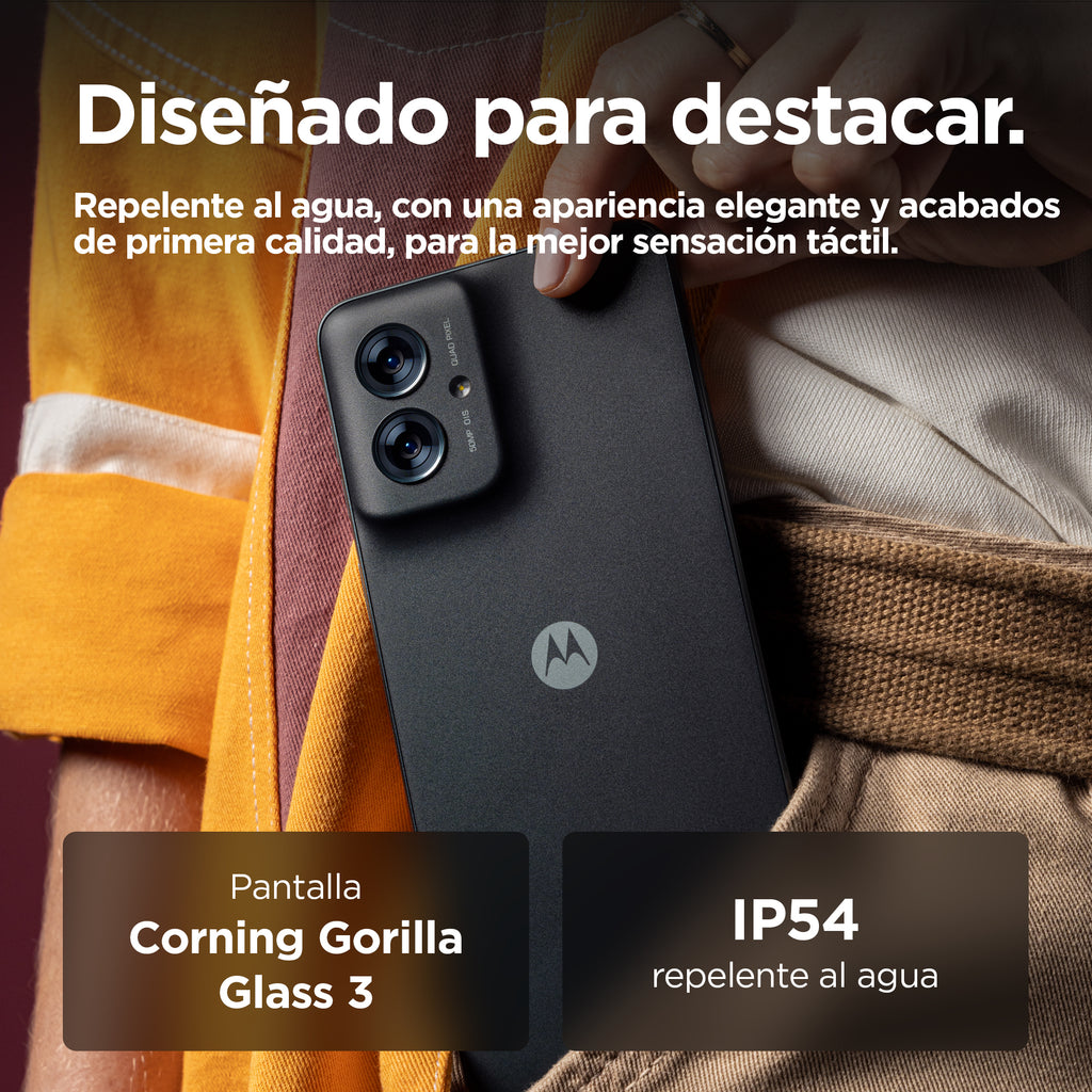 Motorola moto g55 5G 16,5 cm (6.49") SIM doble Android 14 USB Tipo C 8 GB 256 GB 5000 mAh Gris (7)