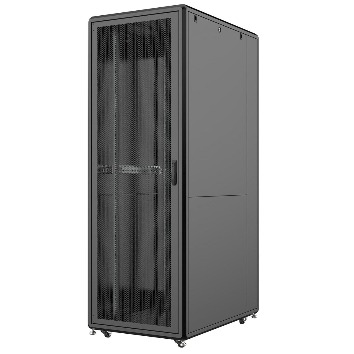 Lanview RSL46U8120BL armario rack 46U Rack o bastidor independiente Negro (2)