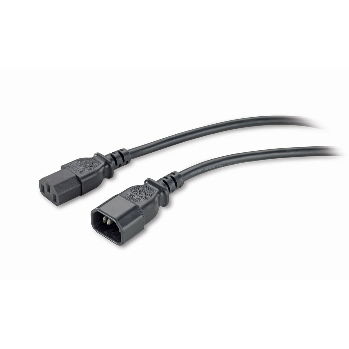 APC PWR Cord C13 - C14, 0.6 m Negro 0,6 m IEC C14 C14 acoplador (2)