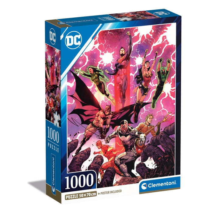 Clementoni DC Puzzle rompecabezas 1000 pieza(s) Cómics