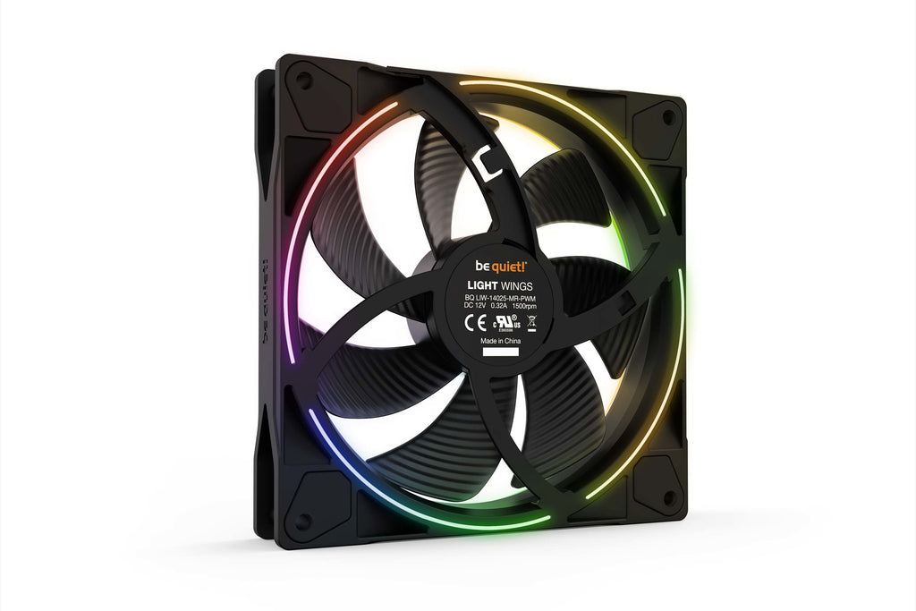 be quiet! Light Wings | 140mm PWM Carcasa del ordenador Ventilador 14 cm Negro 1 pieza(s) (4)