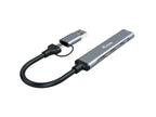 Equip 128969 hub de interfaz USB 3.2 Gen 1 (3.1 Gen 1) Type-C 5000 Mbit/s Gris (2)