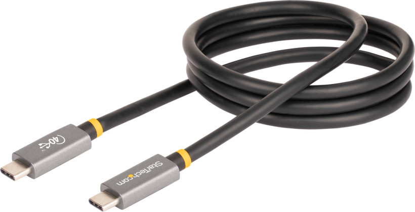 Startech CC1M-40G-USB-CABLE - Cable USB-C Certificado USB-IF, 40Gbps, Cable USB (4)