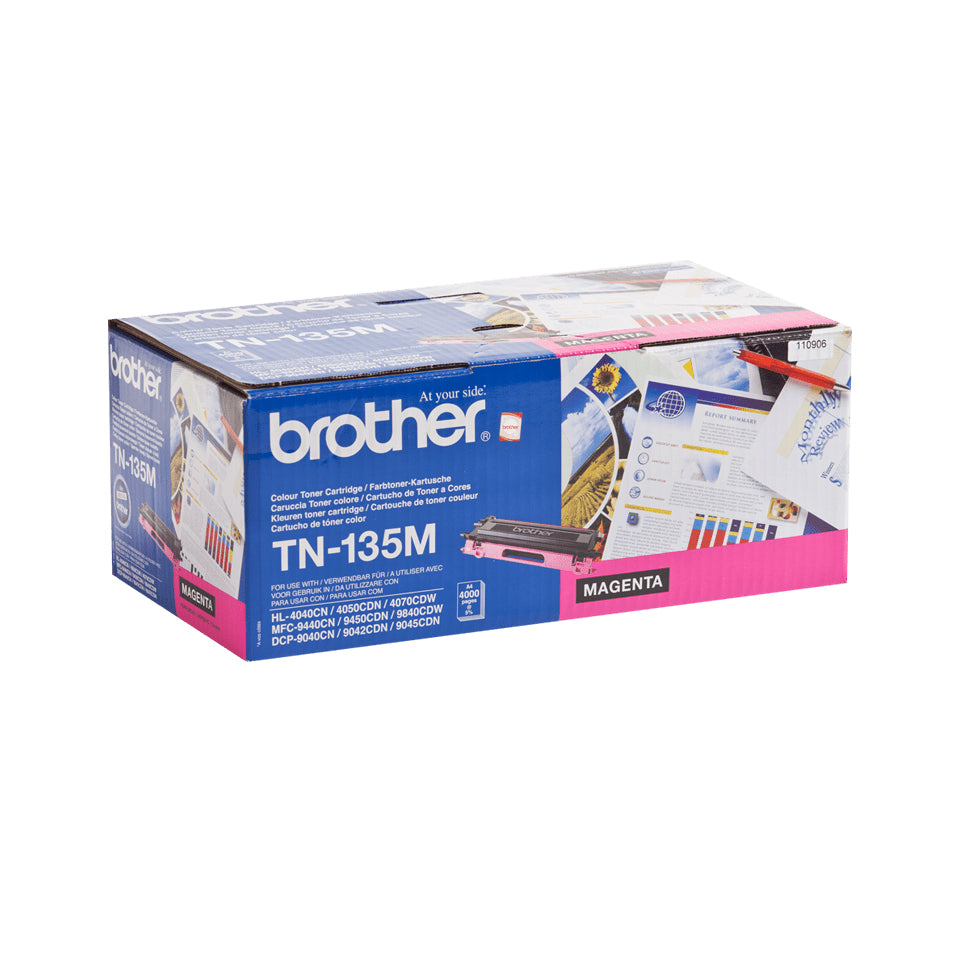 Brother TN-135M cartucho de tóner 1 pieza(s) Original Magenta (3)