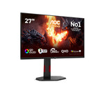 AOC G4 Q27G4SDR pantalla para PC 67,3 cm (26.5") 2560 x 1440 Pixeles Quad HD QD-OLED Negro, Rojo (2)