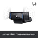 Logitech C920 Pro HD cámara web 3 MP 1920 x 1080 Pixeles USB Negro (5)