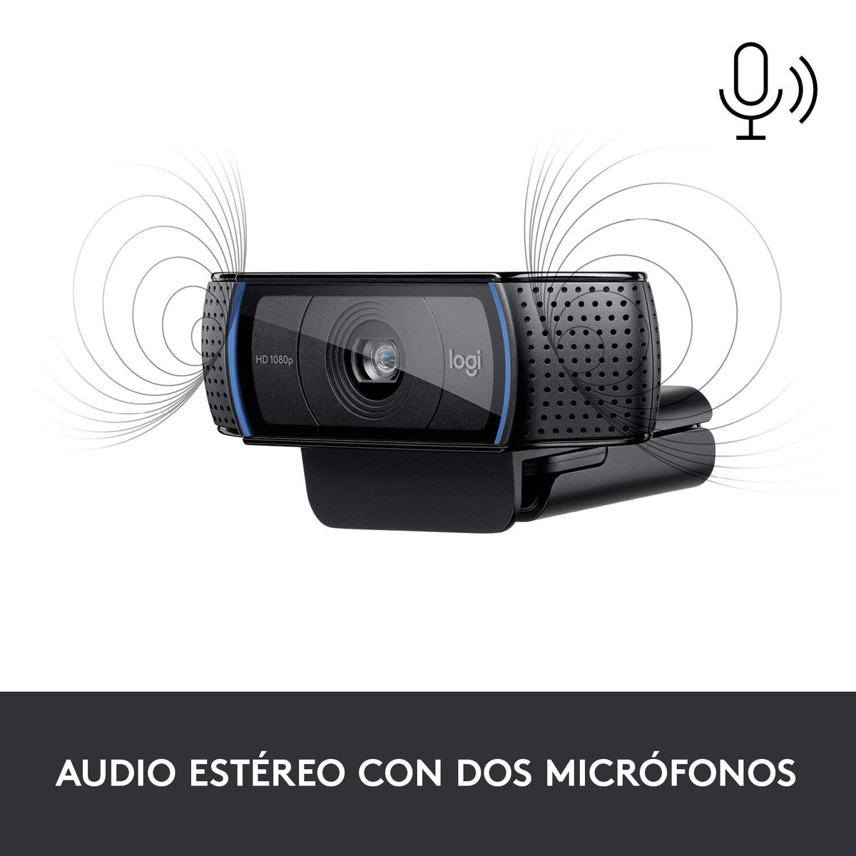 Logitech C920 Pro HD cámara web 3 MP 1920 x 1080 Pixeles USB Negro (5)
